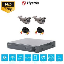 Kamerový set Hystrix DVR-B2-1MP-G - Bez pevného disku